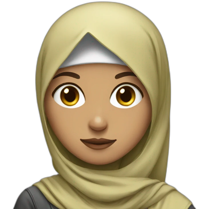 gamer girl with hijab emoji