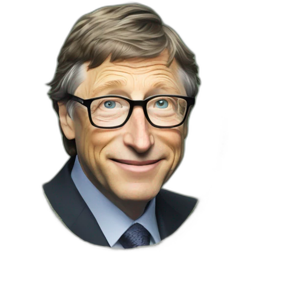 100 Dollar Bill With Bill Gates as the President emoji