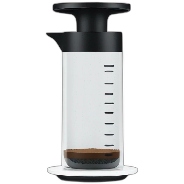 Aeropress with nike logo emoji