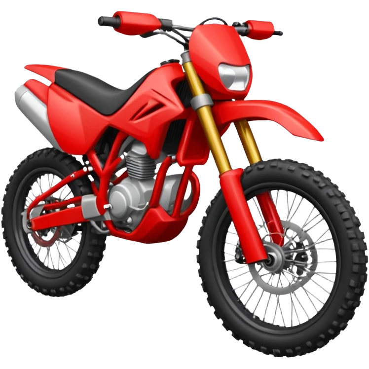 red enduro bike emoji