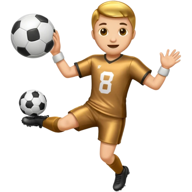 coin mascot playing football emoji