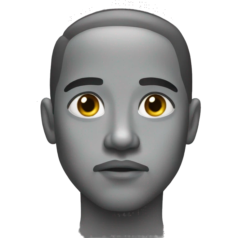 a 1000 yard stare emoji