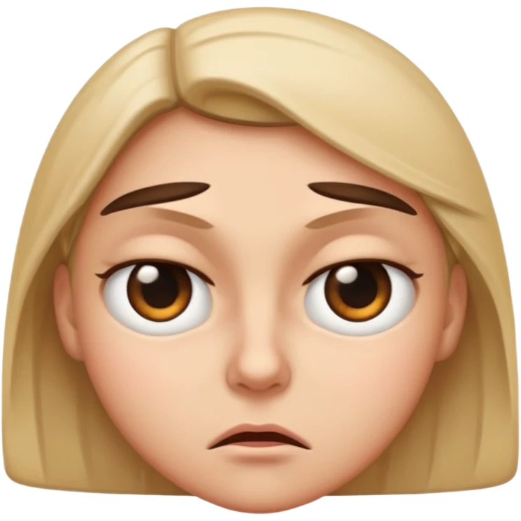 squinting eyes annoyed look emoji