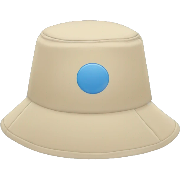 bucket hat blue emoji