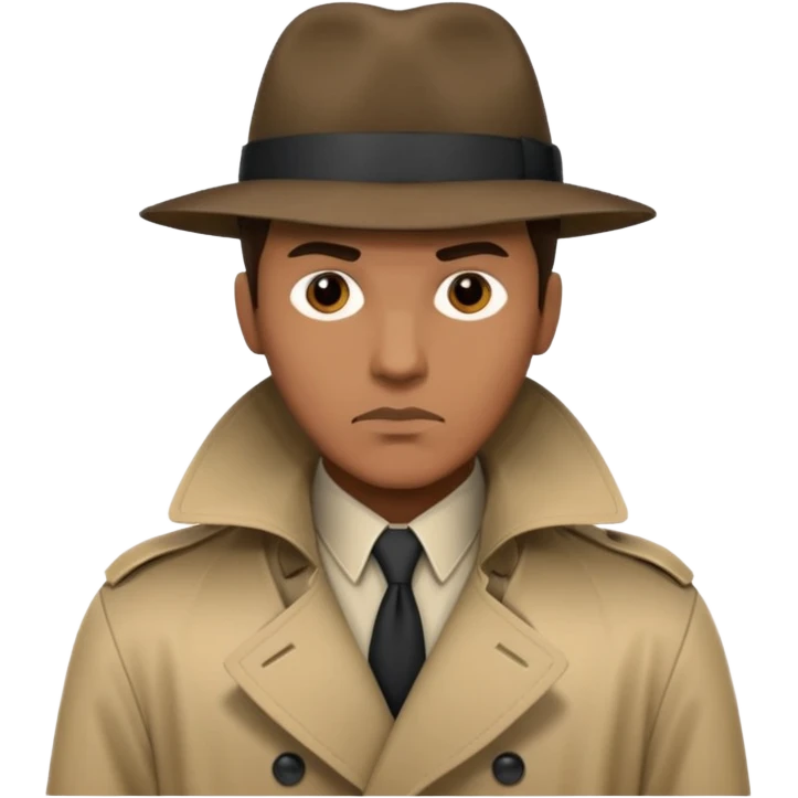 a detective emoji