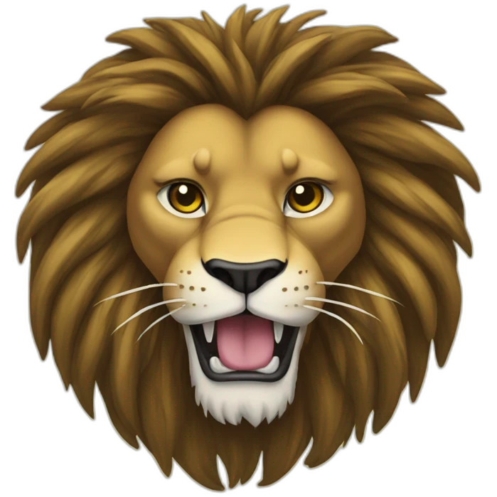 rasta lion with claw giving like emoji