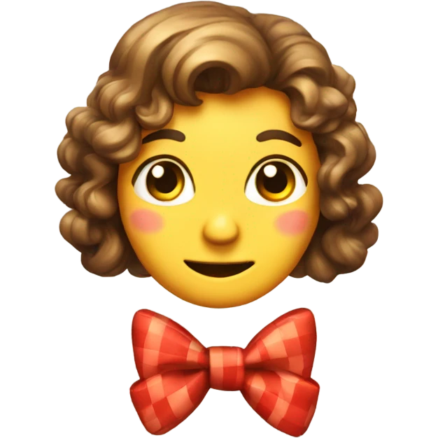 cheecks with bow emoji