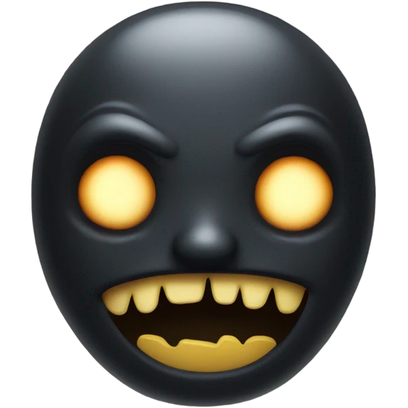 eerie dark emoji emoji