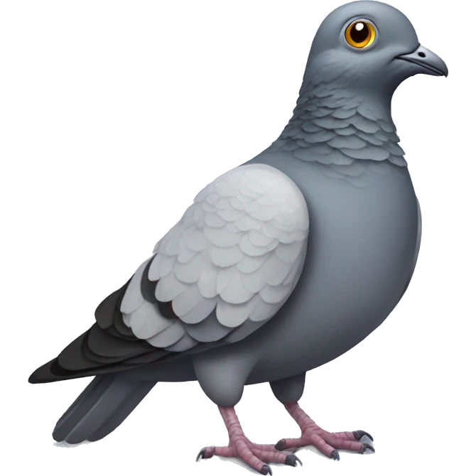 pigeon with bug legs emoji