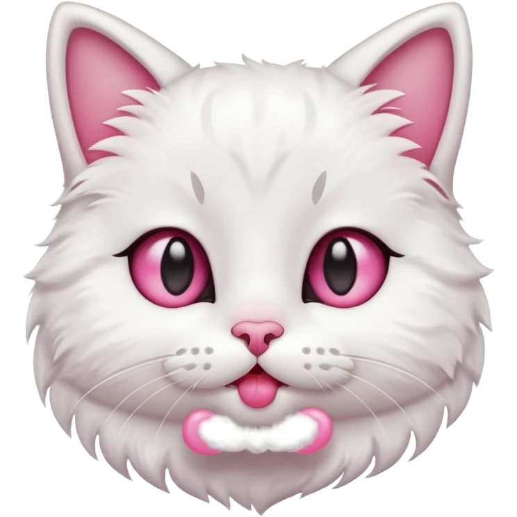 Kitty sending kisses cute emoji