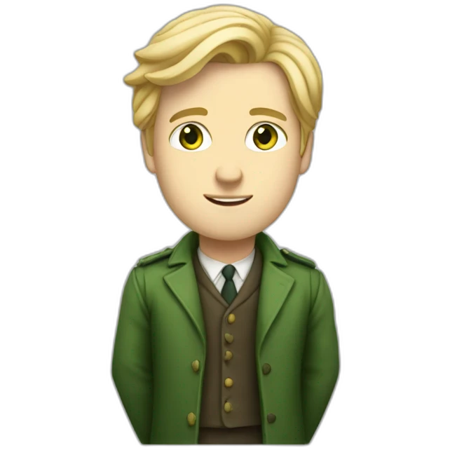 Full-length-fit-young-british-male-historian-with-blonde-hair-and-green-eyes emoji