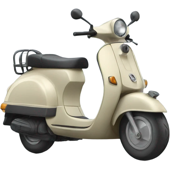 A scooter that is anxious emoji