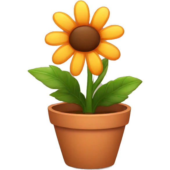 flower pot emoji