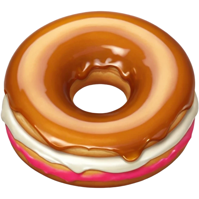 caramel donut emoji