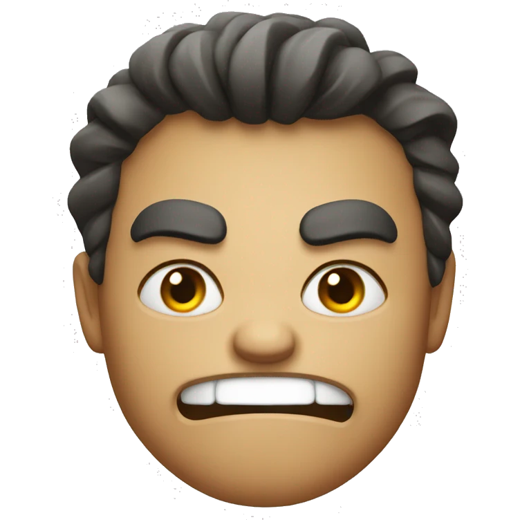 Angry smile  emoji