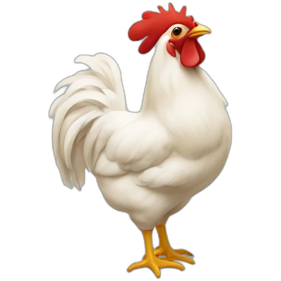 Vaca y gallina  emoji