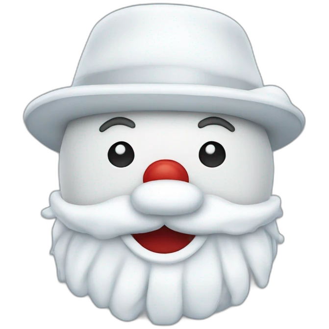 Bonhomme de neige  emoji