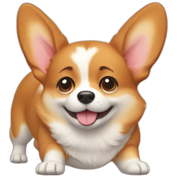 Corgi belly emoji