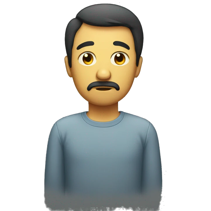 sad man emoji
