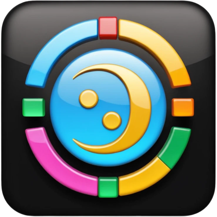 génère moi un logo de codeur pro avec les sumbole de code en 3d emoji