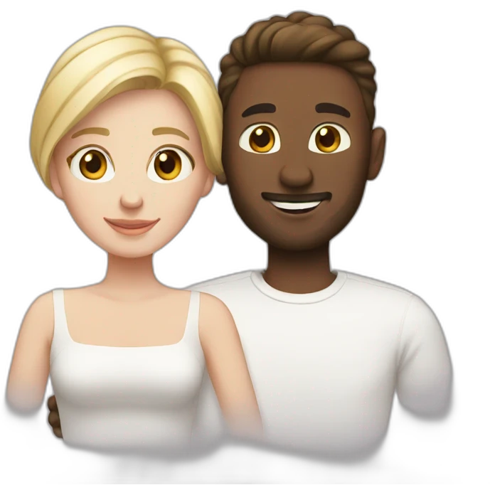 white couple emoji