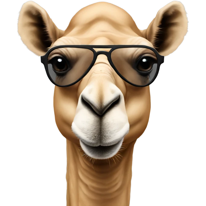Camel with sunglasses emoji