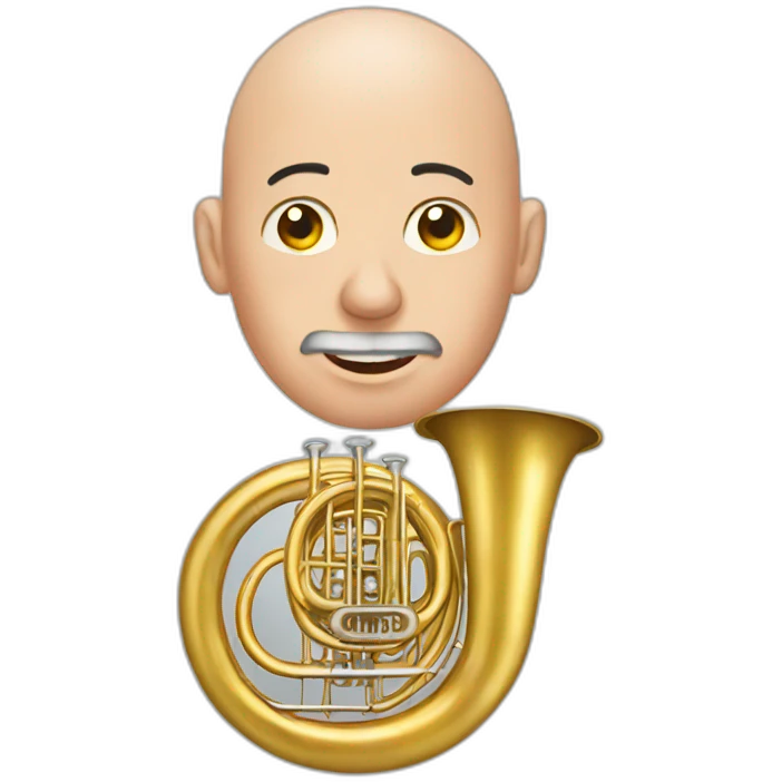 bald-playing-tuba emoji