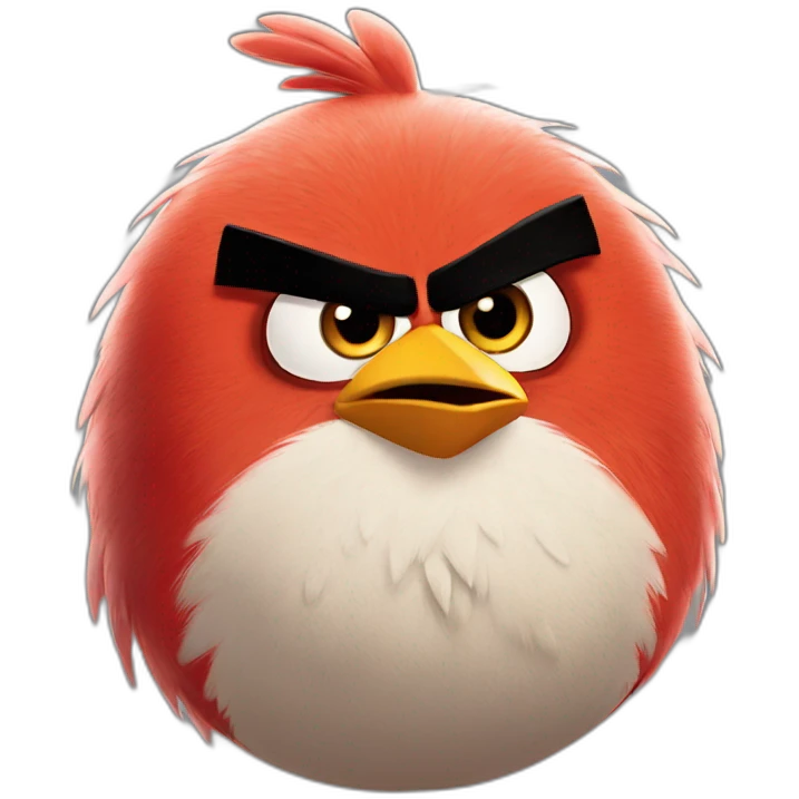 Angry birds chuck emoji