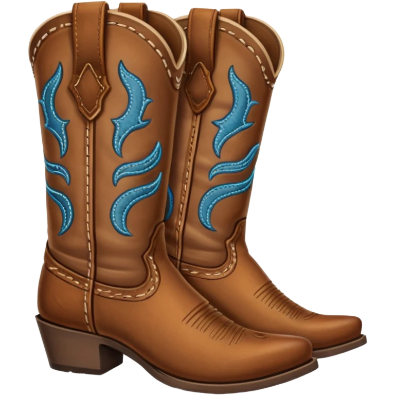 Cowboy boots emoji