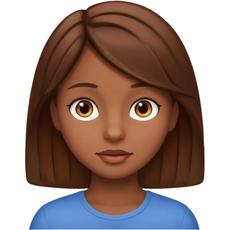 everyday life, food, work, girl, brown hair emoji