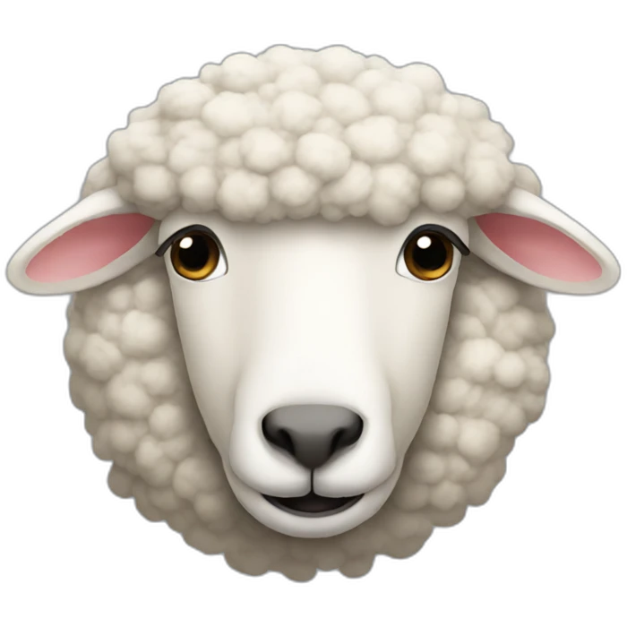 sheep-as-pilow emoji