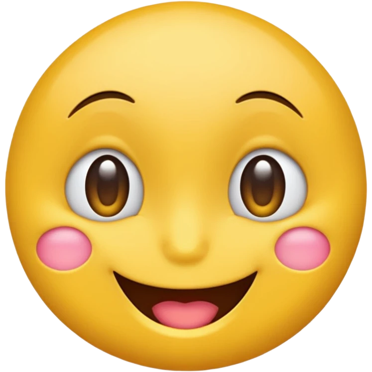 Emoticón con mano coqueta  emoji