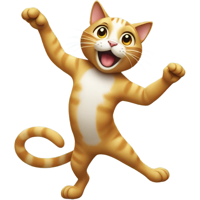 Cat dancing emoji