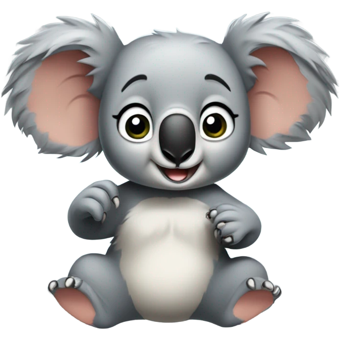 Punch koala  emoji