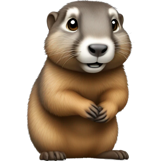 Cute marmot emoji