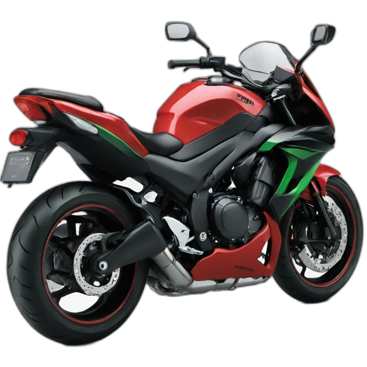 Kawasaki 600 vermelha emoji