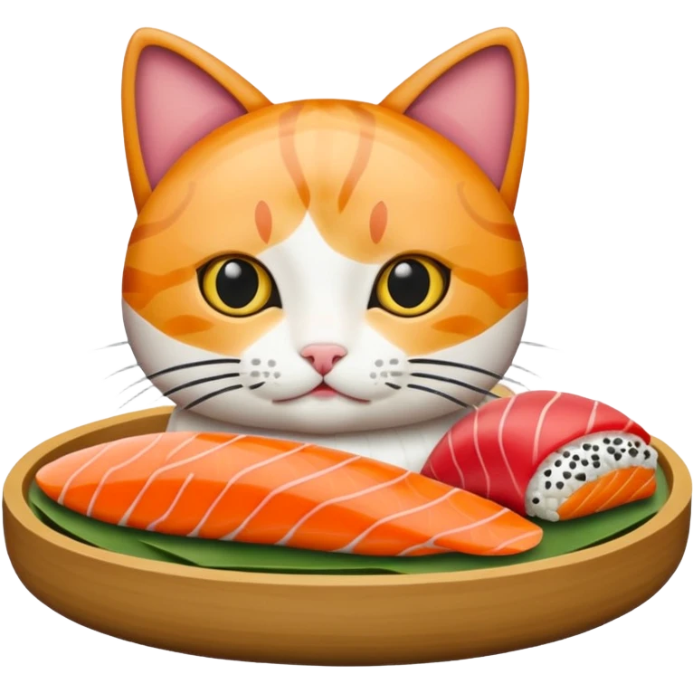 Cat sushi  emoji