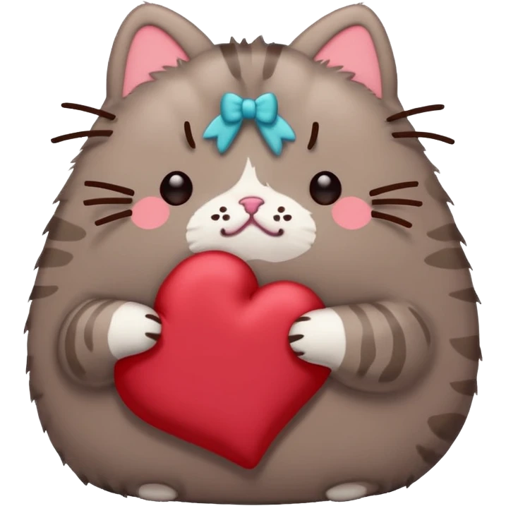 sad pusheen red emoji
