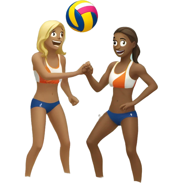 Beachvolleyball  emoji
