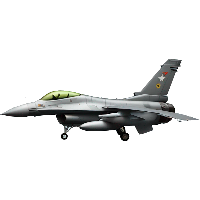 fighter plane f16 emoji