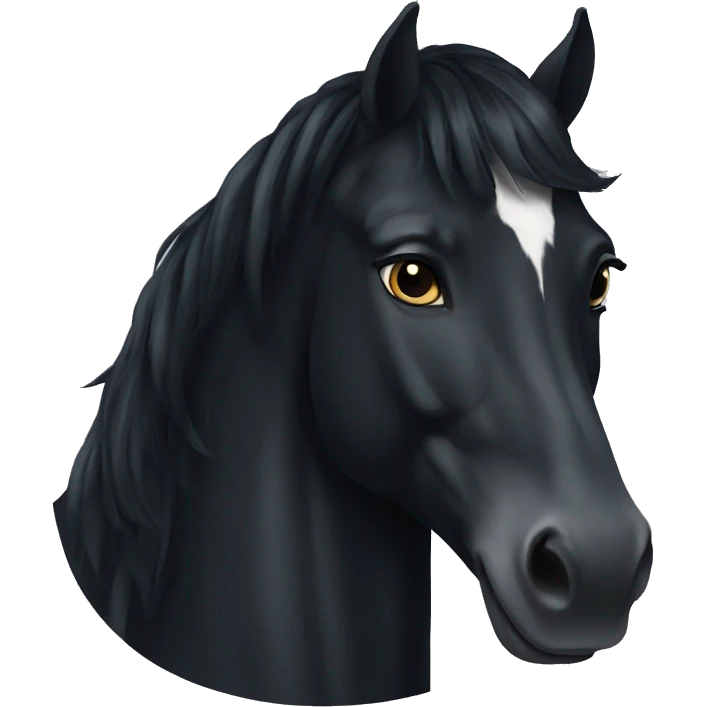 Black horse emoji