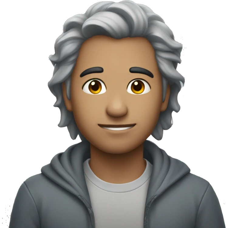 Corazón gris emoji
