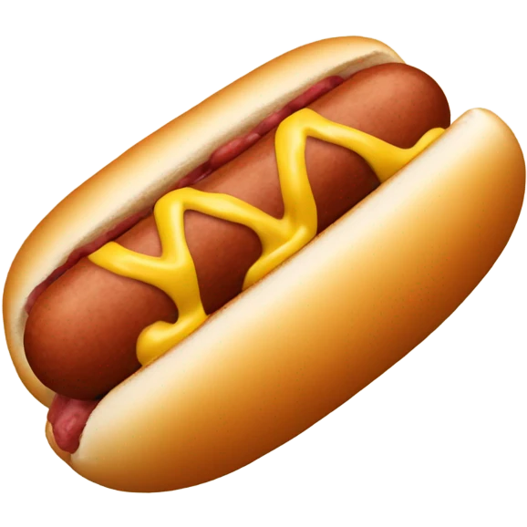 Hot dog with two meatballs emoji