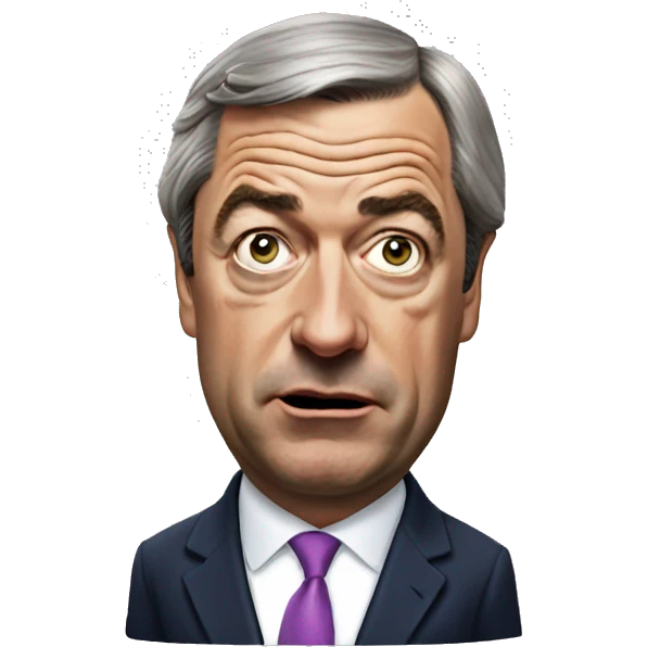 Nigel Farage stone head emoji emoji