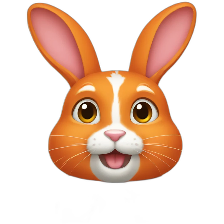 orange rabbit emoji