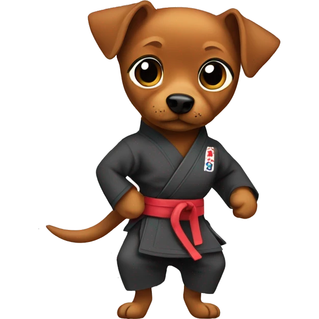 pinscher karate emoji
