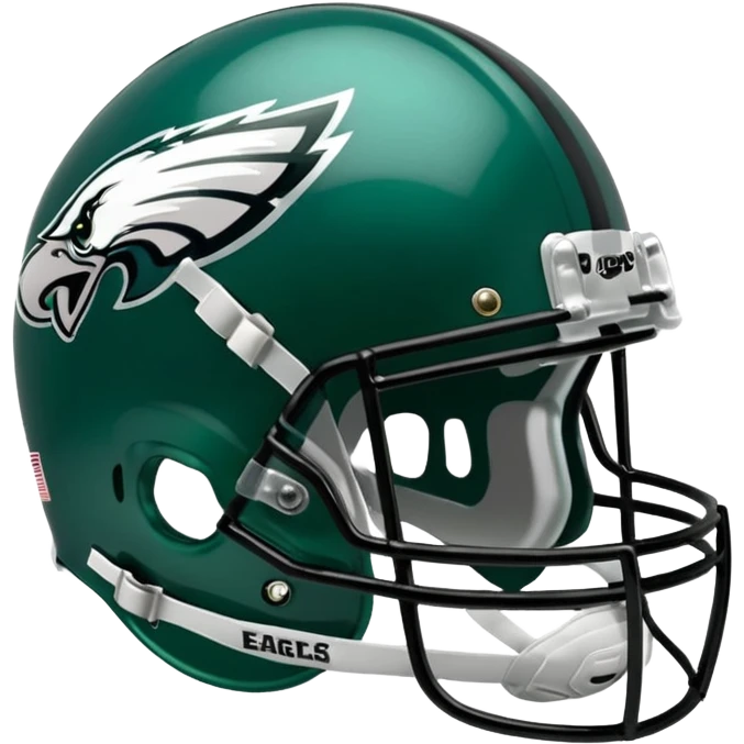 Philadelphia Eagles football helmet emoji