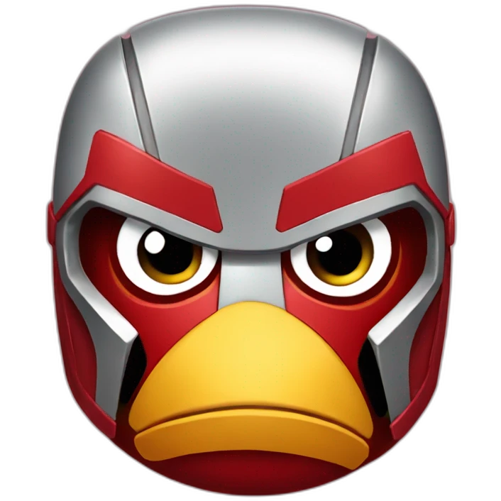 Angry birds iron man emoji