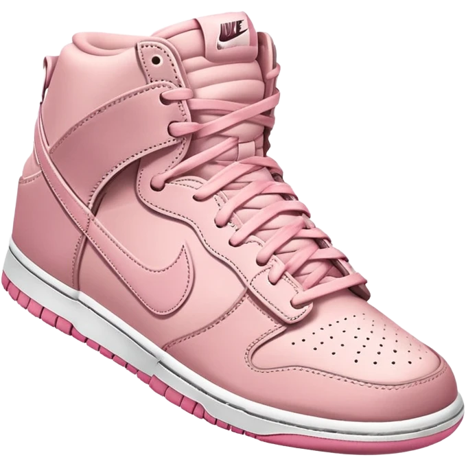 soft pink Nike dunks emoji