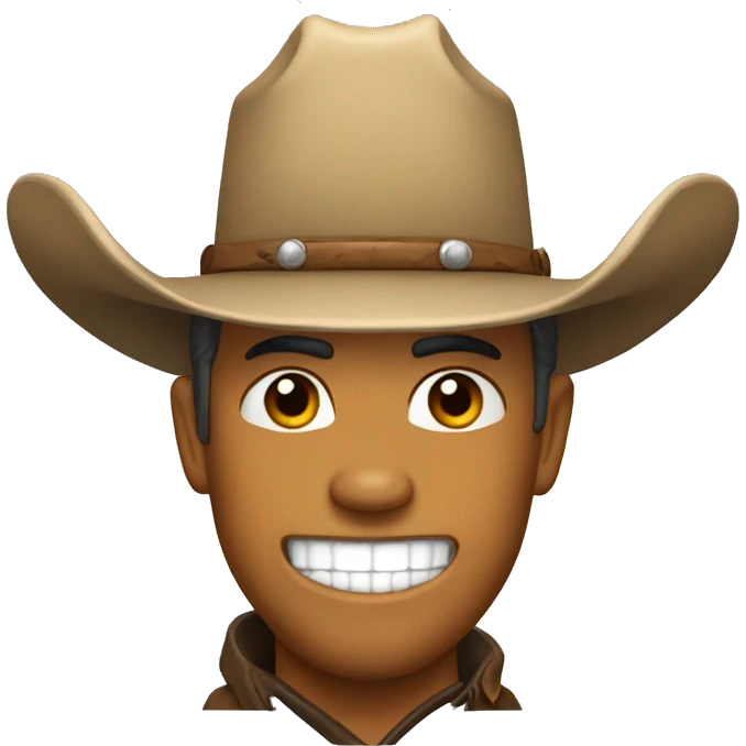 buck tooth cowboy  emoji